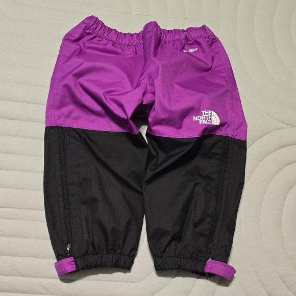 The North Face Kids' Vibrant Purple and Black Joggers - Picture 1 of 4